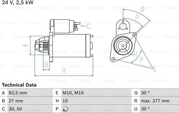 BOSCH 0 986 013 390 - Стартер avtolavka.club