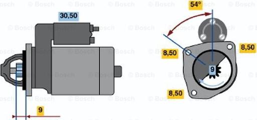 BOSCH 0 986 013 210 - Стартер avtolavka.club