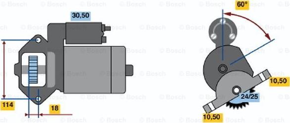 BOSCH 0 986 012 921 - Стартер avtolavka.club