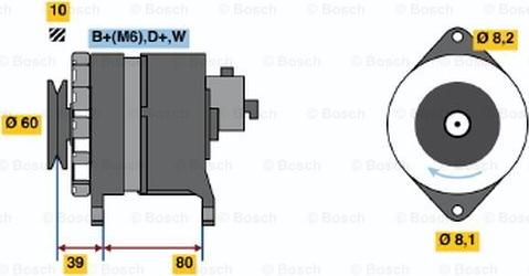 BOSCH 0 986 034 450 - Генератор avtolavka.club