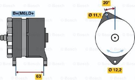 BOSCH 0 986 034 420 - Генератор avtolavka.club