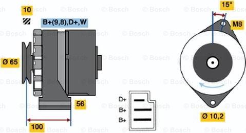 BOSCH 0 986 034 190 - Генератор avtolavka.club