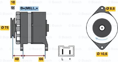 BOSCH 0 986 034 851 - Генератор avtolavka.club