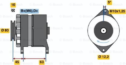 BOSCH 0 986 034 390 - Генератор avtolavka.club