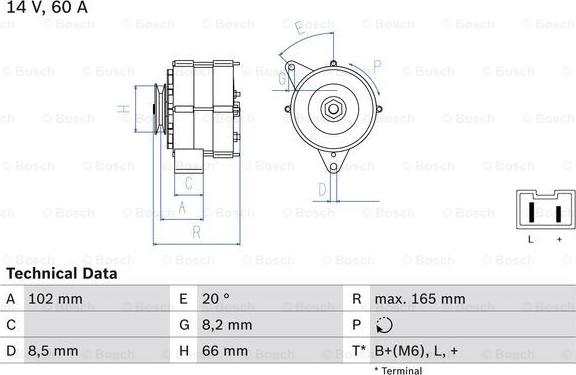 BOSCH 0 986 034 740 - Генератор avtolavka.club