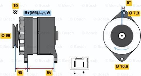 BOSCH 0 986 034 780 - Генератор avtolavka.club