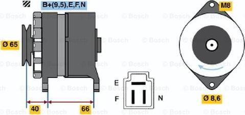 BOSCH 0 986 035 491 - Генератор avtolavka.club