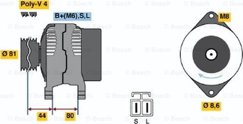 BOSCH 0 986 035 321 - Генератор avtolavka.club