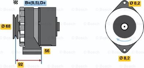 BOSCH 0 986 036 930 - Генератор avtolavka.club