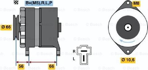 BOSCH 0 986 036 341 - Генератор avtolavka.club