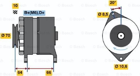 BOSCH 0 986 030 990 - Генератор avtolavka.club