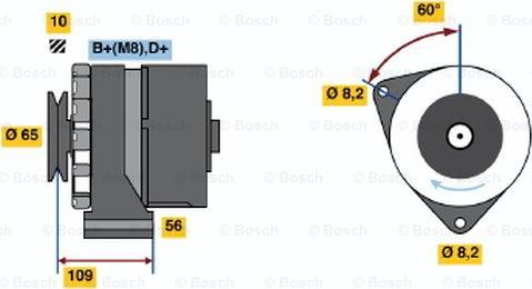 BOSCH 0 986 030 530 - Генератор avtolavka.club