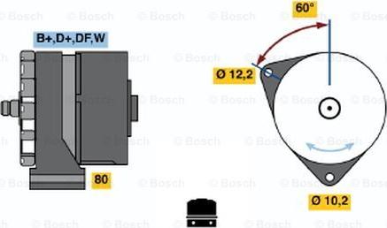 BOSCH 0 986 030 320 - Генератор avtolavka.club