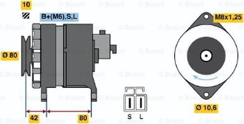 BOSCH 0 986 038 930 - Генератор avtolavka.club