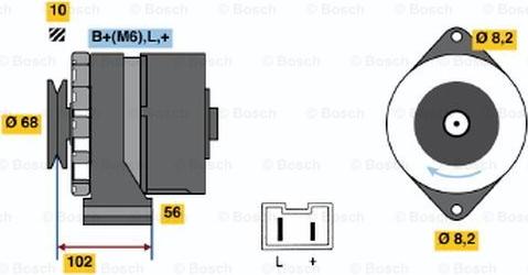 BOSCH 0 986 033 990 - Генератор avtolavka.club