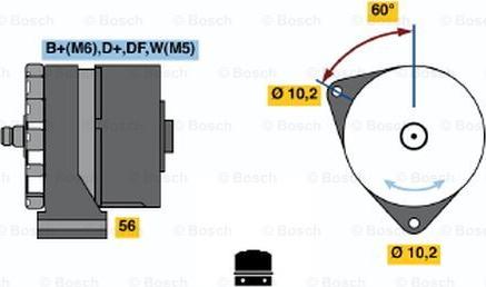 BOSCH 0 986 033 620 - Генератор avtolavka.club