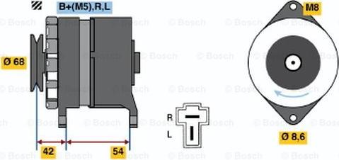 BOSCH 0 986 032 611 - Генератор avtolavka.club