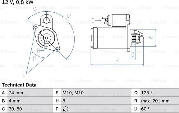 BOSCH 0 986 029 200 - Стартер avtolavka.club