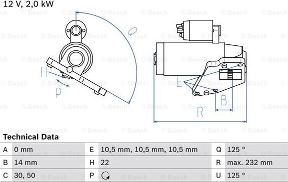 BOSCH 0 986 024 710 - Стартер avtolavka.club