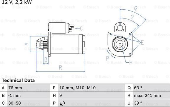 BOSCH 0 986 021 620 - Стартер avtolavka.club