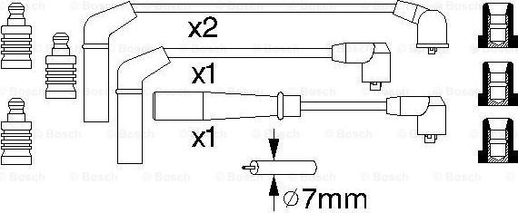 BOSCH 0 986 356 932 - Комплект проводів запалювання avtolavka.club