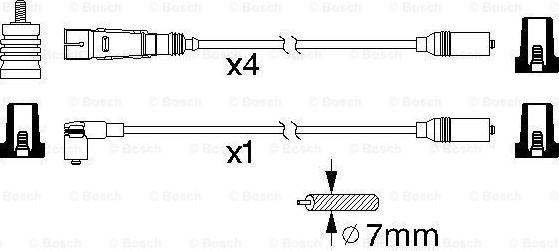 BOSCH 0 986 356 320 - Комплект проводів запалювання avtolavka.club