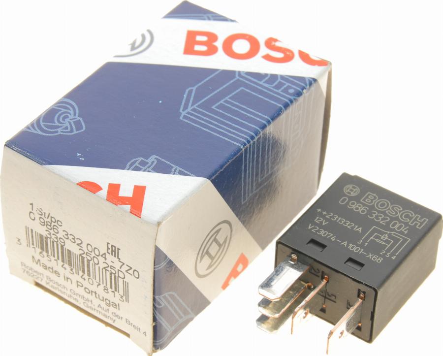 BOSCH 0 986 332 004 - Реле, робочий струм avtolavka.club