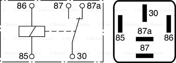 BOSCH 0 986 332 022 - Реле, робочий струм avtolavka.club