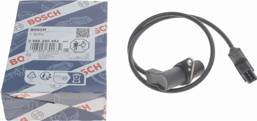 BOSCH 0 986 280 482 - Датчик імпульсів, колінчастий вал avtolavka.club