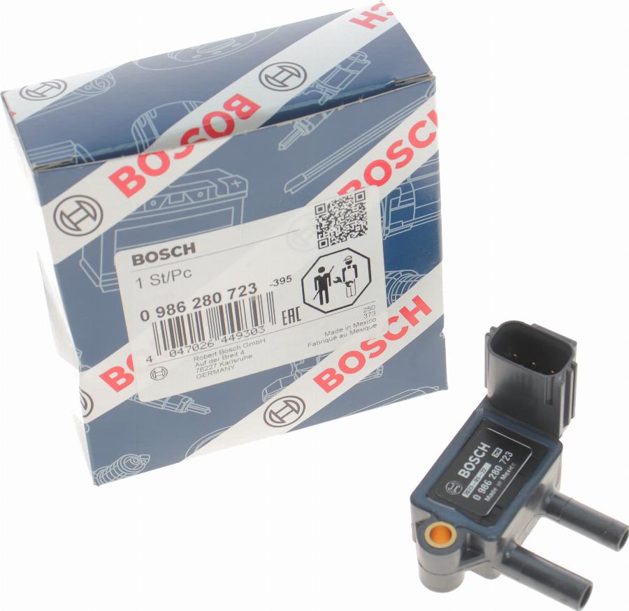 BOSCH 0 986 280 723 - Датчик, тиск вихлопних газів avtolavka.club