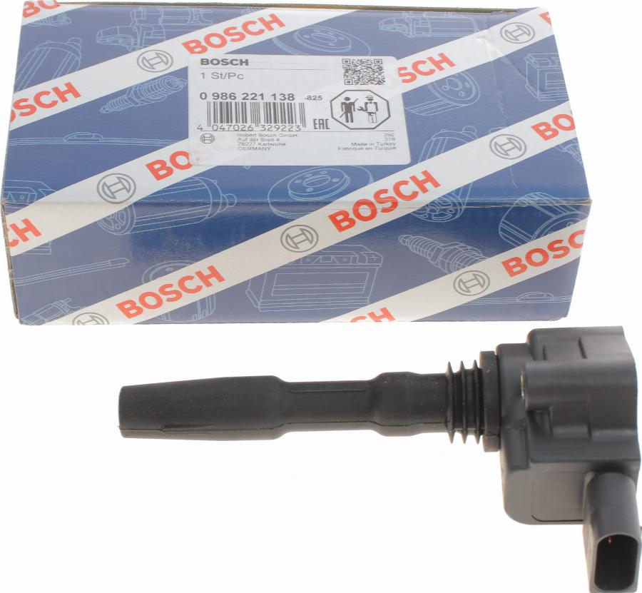 BOSCH 0 986 221 138 - Котушка запалювання avtolavka.club