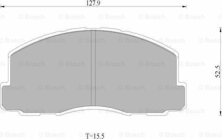 BOSCH 0 986 AB9 003 - Гальмівні колодки, дискові гальма avtolavka.club