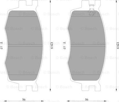 BOSCH 0 986 AB9 148 - Гальмівні колодки, дискові гальма avtolavka.club