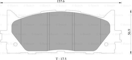 BOSCH 0 986 AB9 367 - Гальмівні колодки, дискові гальма avtolavka.club