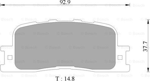 BOSCH 0 986 AB9 327 - Гальмівні колодки, дискові гальма avtolavka.club