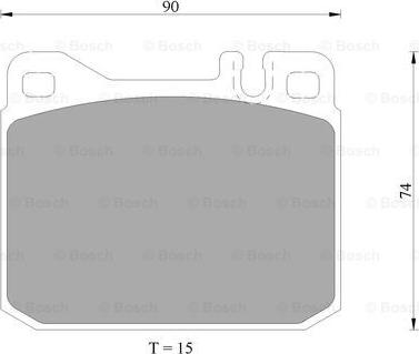 BOSCH 0 986 AB4 988 - Гальмівні колодки, дискові гальма avtolavka.club