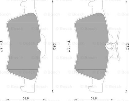 BOSCH 0 986 AB4 583 - Гальмівні колодки, дискові гальма avtolavka.club