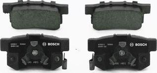 BOSCH 0 986 AB1 596 - Гальмівні колодки, дискові гальма avtolavka.club