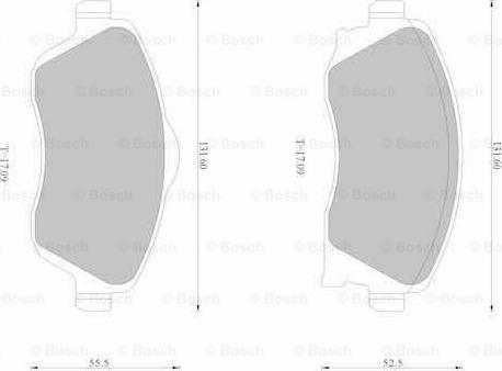 BOSCH 0 986 AB1 118 - Гальмівні колодки, дискові гальма avtolavka.club