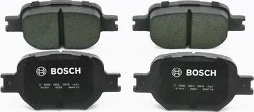 BOSCH 0 986 AB1 369 - Гальмівні колодки, дискові гальма avtolavka.club