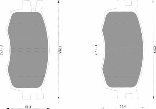 BOSCH 0 986 AB1 754 - Гальмівні колодки, дискові гальма avtolavka.club