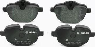 BOSCH 0 986 AB1 729 - Гальмівні колодки, дискові гальма avtolavka.club