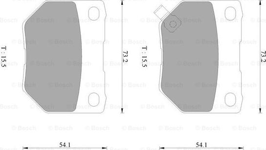 BOSCH 0 986 AB2 498 - Гальмівні колодки, дискові гальма avtolavka.club