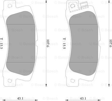 BOSCH 0 986 AB2 429 - Гальмівні колодки, дискові гальма avtolavka.club