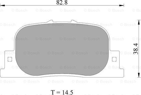 BOSCH 0 986 AB2 654 - Гальмівні колодки, дискові гальма avtolavka.club