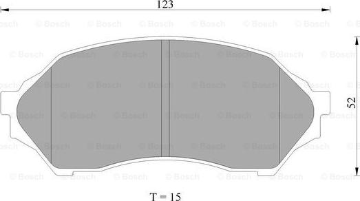 BOSCH 0 986 AB2 653 - Гальмівні колодки, дискові гальма avtolavka.club