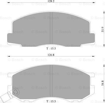 BOSCH 0 986 AB2 049 - Гальмівні колодки, дискові гальма avtolavka.club