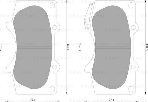 BOSCH 0 986 AB2 392 - Гальмівні колодки, дискові гальма avtolavka.club