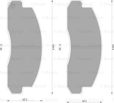 BOSCH 0 986 AB2 348 - Гальмівні колодки, дискові гальма avtolavka.club