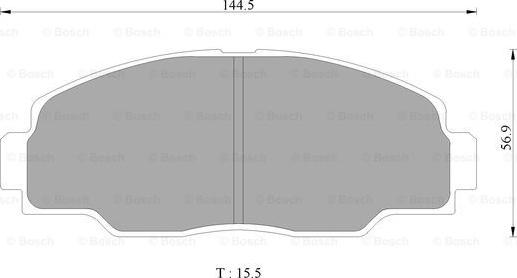 BOSCH 0 986 AB2 339 - Гальмівні колодки, дискові гальма avtolavka.club